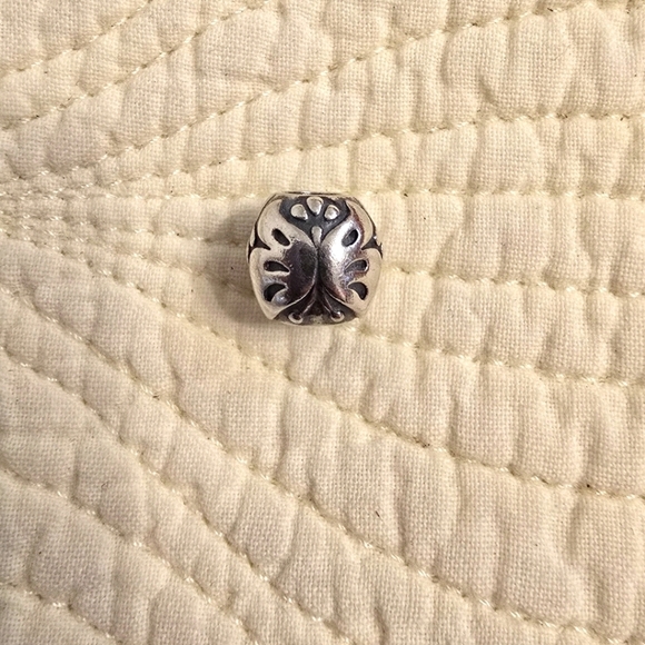 Authentic Pandora Majestic Butterfly Silver Charm, RETIRED - Picture 3 of 4